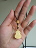 菜百首飾 黃金轉運珠 足金古法六字真言百搭轉運珠  GF 黃金轉運珠 約2.35g 曬單實(shí)拍圖