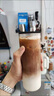 苛魚高顏值玻璃杯家用透明直身飲料果汁杯簡(jiǎn)約餐廳冰川水果茶杯長(zhǎng)飲杯 裝 1只 輕薄直身杯-【350Ml】 曬單實(shí)拍圖