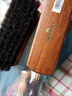 PEDAG進(jìn)口馬毛刷馬鬃毛清潔除塵護理紅翼刷皮鞋皮衣軟毛上油拋光 自然色 曬單實(shí)拍圖