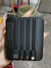 機番67W充電寶20000毫安快充薄小巧便攜自帶線(xiàn)適用小米華為vivo蘋(píng)果OPPO數據線(xiàn)三合一大容量移動(dòng)電源 炫酷黑【67W 2萬(wàn)毫安 】標準版提速100% 20000mAh 曬單實(shí)拍圖