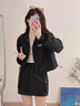 JEANSWEST CLUB真維斯山本風(fēng)半身裙女夏季春秋高腰A字傘裙氣質(zhì)不過(guò)膝褶皺短裙  曬單實(shí)拍圖