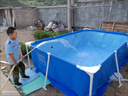 獵鋼狼大型成人支架游泳池超大號家用充氣游泳池兒童戲水池戶(hù)外移動(dòng)泳池 加厚夾布2.2*1.5m【豪華套餐】 曬單實(shí)拍圖