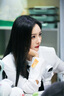 MISS SIXTY2025春季新款牛仔外套女翻領(lǐng)單排扣美式復古寬松防曬 中藍 S 曬單實(shí)拍圖