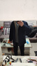 冬季新款男士爸爸棉衣商務(wù)休閑加厚立領(lǐng)棉服修身短款棉襖外套 藏青 175/92A【推薦110-130斤】 曬單實(shí)拍圖