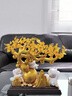歐梵普（oufanpu）新中式發(fā)財(cái)樹招財(cái)貓擺件開業(yè)禮物喬遷禮品辦公室客廳玄關(guān)流沙裝飾 招財(cái)貓擺件【八方來(lái)財(cái)】-金色 【財(cái)源廣進(jìn)-日進(jìn)斗金】 曬單實(shí)拍圖