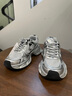 意爾康女鞋休閑百搭夏季透氣女士老爹鞋爆款久走不累腳厚底休閑運動(dòng)鞋女 銀灰 36 曬單實(shí)拍圖