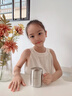 I'VE 316不銹鋼學(xué)生水杯單耳把手杯子幼兒園水杯帶蓋喝水杯茶杯保溫杯 【200ML無(wú)蓋/單耳】316歡樂(lè )貓 曬單實(shí)拍圖