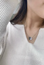 施華洛世奇（SWAROVSKI）新品女黑白雙色愛(ài)心抱抱天鵝項(xiàng)鏈精致輕奢飾品生日520禮物送女友 5705721 曬單實(shí)拍圖