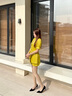NINE WEST/玖熙羊反絨法式單鞋女通勤高跟鞋NF201039SK 黑色 38 曬單實拍圖