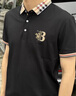 CAIDEN KETCH男裝品牌短袖polo衫t 恤男士2025夏季新款商務(wù)休閑刺繡高端上衣男 高檔黑色 【現貨速達】 XL 180（建議140-165斤） 曬單實(shí)拍圖