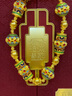 六福珠寶福滿傳家足金滿堂彩鎏彩工藝黃金轉(zhuǎn)運(yùn)珠手鏈 計(jì)價(jià) F63TBGB0142 44.28克(含工費(fèi)4162元) 曬單實(shí)拍圖