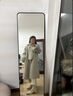 FTLI品高跟靴子女短靴子瘦瘦靴女工作鞋靴2025新款秋冬彈力馬丁靴配裙 白色 單層 方頭粗跟 40 曬單實(shí)拍圖