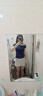 多想余夏季裙子女半身裙短裙牛仔裙a字包臀高級感小個子百搭高腰短褲 假兩件藍(lán)色牛仔短裙 S 【建議85-95斤】 曬單實(shí)拍圖