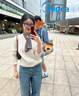 色彩熊韓系復古黑白格子棉麻絲巾女簡約百搭領巾2025新款保暖裝飾圍巾 格子絲巾 曬單實拍圖