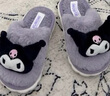 豬爸爸兒童棉拖鞋女童秋冬居家室內保暖加絨防滑2024新款卡通棉拖鞋紫21 曬單實(shí)拍圖
