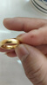 佐卡伊黃金戒指足金999素圈情侶對戒婚戒三金七夕情人節(jié)禮物送女友定價 曬單實拍圖