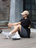 MMOPTOP水洗純色棒球帽子女軟頂純棉防曬鴨舌帽男遮陽顯臉小 曬單實拍圖