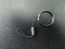 英悅 手機(jī)掛繩指環(huán)扣u盤airpods pro二代鑰匙圈鏈金屬多功能防丟短款簡約男可拆卸女創(chuàng)意飾品 2條【黑色】電鍍金屬材質(zhì) 曬單實拍圖