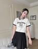 香影學(xué)院風(fēng)灰色短裙女2025夏季新款顯瘦a字裙高腰jk風(fēng)百褶半身裙 深灰 S 155/80A/85-95斤 曬單實(shí)拍圖
