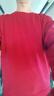 班尼路基礎款純色圓領(lǐng)衛衣男重磅男女同款運動(dòng)休閑春秋款寬松百搭套頭衫 【重磅棉】-酒紅#純色 XL 【棉柔細膩 親膚透氣】 曬單實(shí)拍圖