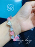 銀瑜 少女感鈴鐺桃花仿貓眼石手鏈輕奢小眾精致手串紀(jì)念品禮物送女友 桃花手串 曬單實(shí)拍圖