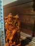 鐘馗鎮(zhèn)邪圖擺件桃木木雕天師工藝品家居喬遷禮品 桃木鐘馗整木15cm 曬單實(shí)拍圖