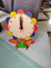 皮皮豆 创意diy涂色手工制作自制时钟材料包钟表小学生一二三四年级教具儿童科技小制作新年生日跨年礼物男孩 实拍图
