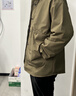 Wassup Sohot夾克男士春秋季韓版襯衫外套休閑翻領工裝上衣服男裝 棕色 XL 曬單實拍圖