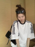 DGOV休閑套裝女夏季新款韓系寬松學生時尚短袖短褲跑步兩件套 深灰 【兩件套】 M 【推薦80-105斤】 曬單實拍圖