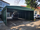 都格（Duge）移動雨棚推拉棚大型戶外帳篷車棚停車棚折疊伸縮遮陽棚大排檔雨棚 不帶圍布 寬3米*伸縮長3米*高3米 曬單實拍圖