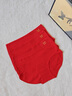 貓人（MiiOW）本命年內褲女純棉高腰大紅色2025蛇年結婚禮物女生襪子三角褲禮盒 【紅運當頭】 襪子2+C組內褲 2條 XL 【建議重115-130斤】 曬單實(shí)拍圖