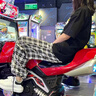 麥昆小白鞋女2025新款夏季百搭增高松糕鞋情侶韓版板鞋男休閑鞋 麥昆黑皮尾（熱賣款） 38 曬單實(shí)拍圖