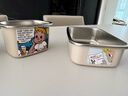 OEING日系飯盒上班族保溫飯盒可微波爐加熱304不銹鋼便當盒帶蓋餐盒 原田治飯盒--一個【主圖款 1100ml 曬單實拍圖