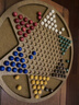 TULX跳棋玻璃球跳跳棋兒童益智彈子大人版老式大號彈珠波子棋木質(zhì) 彩色玻璃珠實木跳棋 餸收納袋+防塵蓋 曬單實拍圖
