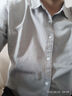 JEEP SPIRIT吉普長袖襯衫男2025春季棉麻上衣服休閑襯衣外套男裝 淺灰 3XL  曬單實拍圖