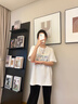 真維斯（JEANSWEST）白色短袖t恤女士夏季2025新款韓版爆款寬松休閑圓領(lǐng)純棉上衣半袖 白色 開(kāi)放的花朵 S 曬單實(shí)拍圖