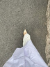啄木鳥半包頭涼鞋女粗跟2025年春秋款仙女風(fēng)法式鉚釘高跟漆皮鏤空女鞋潮 米杏色 38 曬單實拍圖