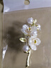 默研（MOYAN）優(yōu)雅氣質(zhì)茉莉花朵胸針古風(fēng)立體鑲鉆防走光別針西裝配飾胸花女 茉莉花胸針 B07-303 曬單實(shí)拍圖