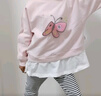 MQDMINI童裝女童套裝兒童假兩件衛(wèi)衣打底褲兩件套中小童衣服 蝴蝶套裝 曬單實拍圖