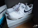 耐克男鞋AIR JORDAN 1 AJ1黑白銀灰低幫板鞋籃球鞋 HF3148-106 41 曬單實(shí)拍圖