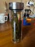 希諾（HEENOOR）雙層玻璃杯男士高檔保溫車載水杯家用隔熱大容量茶杯定制新年送禮 6596-410毫升+較大款 假一罰萬 曬單實(shí)拍圖