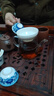 玻韻 勾藤茶漏茶濾網(wǎng)景德鎮(zhèn)手工陶瓷茶濾茶葉渣過(guò)濾器功夫茶道配件 勾藤青花茶漏 曬單實(shí)拍圖