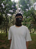 獵瑞夏季冰絲防曬面罩冰袖戶(hù)外護頸圍脖套袖騎行遮臉?lè )乐鄙鋻於o脖套 深灰【面罩+冰袖】 曬單實(shí)拍圖