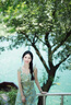 舒芳蝶（shufangdie）甜美小飛袖碎花裙溫柔風(fēng)連衣裙女夏季小眾氣質(zhì)修身荷葉邊a字長(zhǎng)裙 圖片色 M 45/55kg 曬單實(shí)拍圖