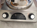 逸臣（EC）電陶爐3500W大功率家用商用爆炒凹面電磁爐不挑鍋具平凹兩用多功能光波爐節能電炒爐不銹鋼機身 標準款 十檔【平凹通用】單機 曬單實(shí)拍圖
