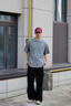 Calvin KleinJeans夏季男女情侶中性通勤ck純棉落肩袖寬松圓領(lǐng)短袖T恤40HM229 P7E-椰青灰 M （推薦135-150斤） 曬單實拍圖