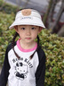 斐卡薇兒童防曬帽男女童遮陽(yáng)帽大帽檐寶寶空頂帽男女孩夏季太陽(yáng)帽涼帽 兒童小熊帽(52-54cm) 曬單實(shí)拍圖