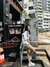 DGOV韓系網(wǎng)紅中袖T恤套裝女夏季學(xué)生寬松美式炸街短褲女休閑兩件套ins 淺灰【兩件套】 M 【建議80-105斤】 曬單實(shí)拍圖