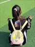 QUEEN TRIP森系高顏值卡通黃桃蘋(píng)果樹(shù)毛絨雙肩包少女通勤jk背包校園風(fēng)小書(shū)包 黃桃【尼龍款】 曬單實(shí)拍圖