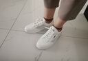 百麗尚熙系列平底小白鞋女網(wǎng)面夏季2025爆款女鞋薄款透氣久走不累腳配裙子 白黑 37 曬單實拍圖